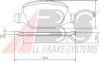 FIAT 77364839 Brake Pad Set, disc brake